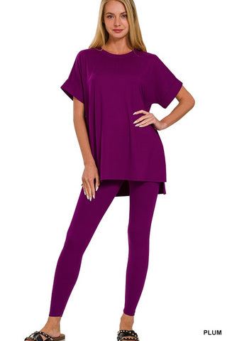 Brushed DTY Microfiber Loungewear Set