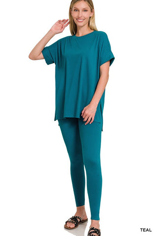 Brushed DTY Microfiber Loungewear Set