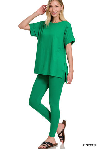 Brushed DTY Microfiber Loungewear Set