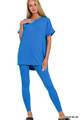 Brushed DTY Microfiber Loungewear Set