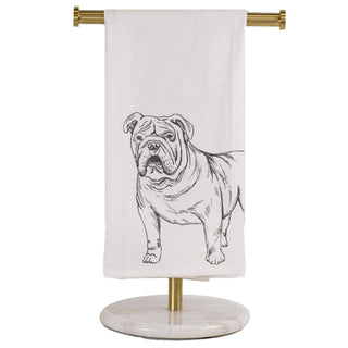 Bulldog Pride Flour Sack Hand Towel