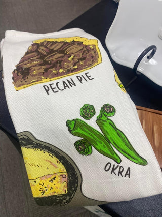 Southern kitchen hand towel