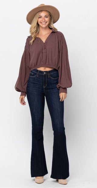 High Waist Flare Jeans