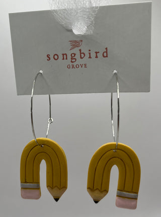 pencil earrings