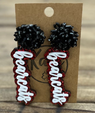 Bearcats earrings