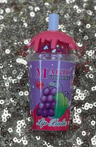 Cute Drink Cup Fruity Scent Lip Balm