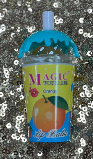 Cute Drink Cup Fruity Scent Lip Balm