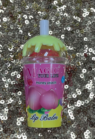 Cute Drink Cup Fruity Scent Lip Balm