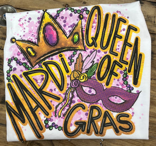 "Queen of Mardi Gras" Tee