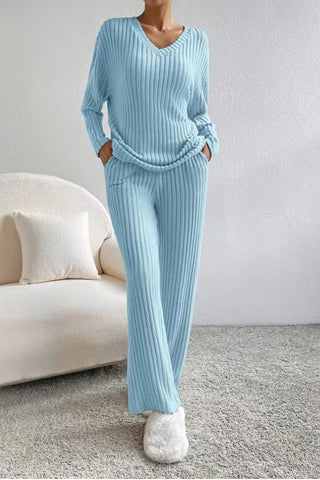 Ribbed Knit Set