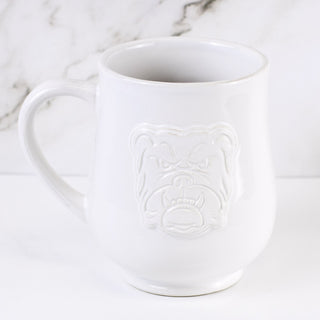 Bulldog Coffee Mug-White