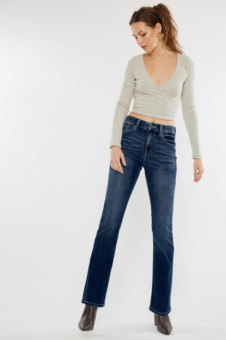 HIGH RISE SKINNY BOOTCUT