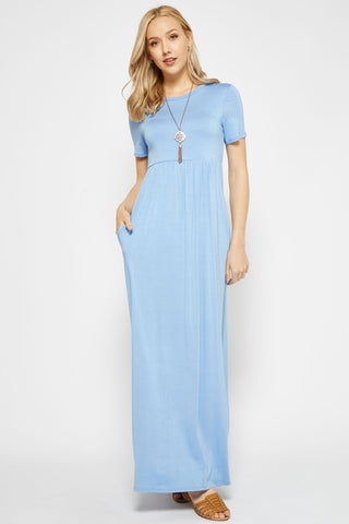 Solid Maxi Dress