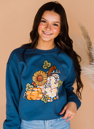 Sunflower Pumpkin Sweatshirt